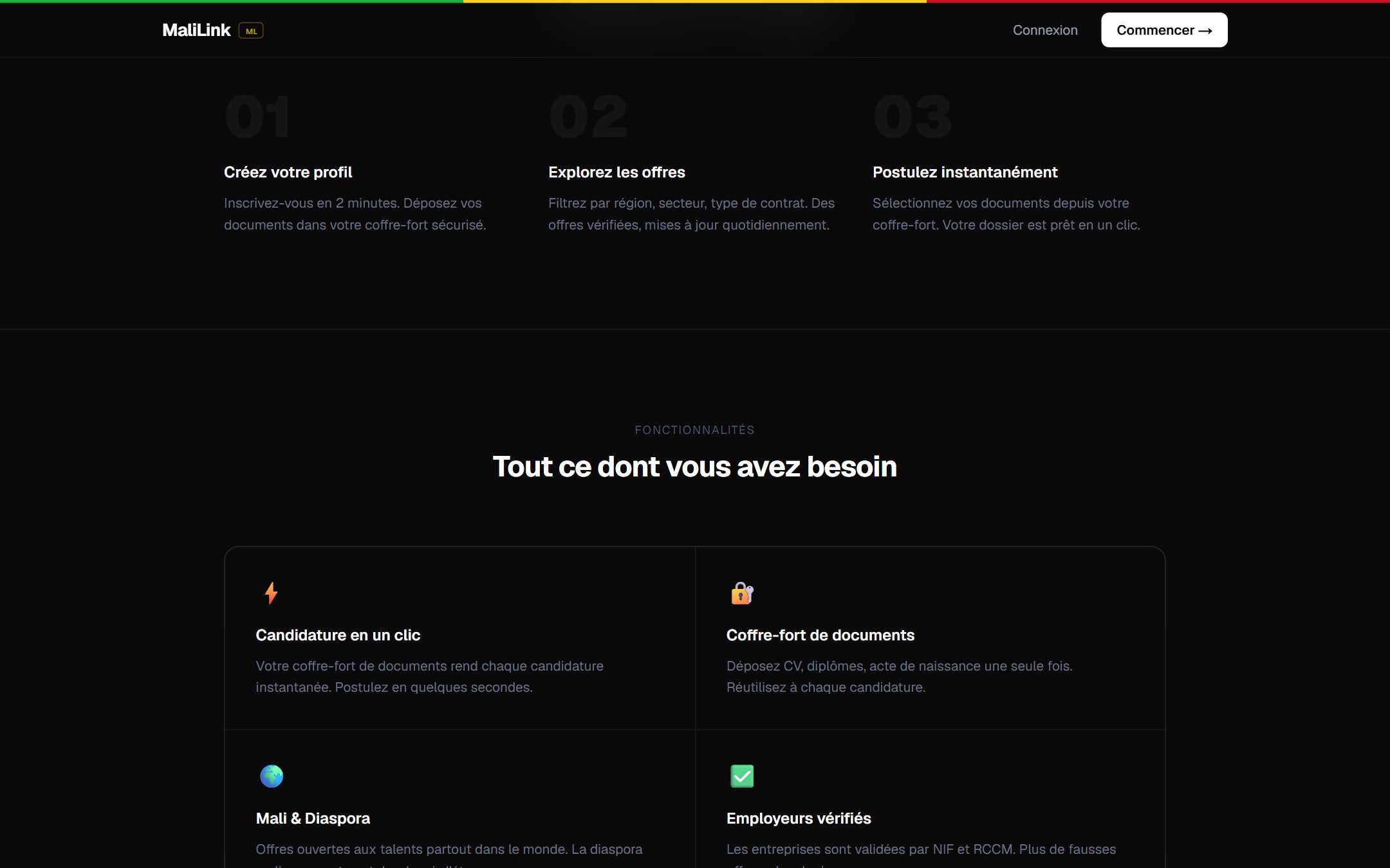 Postuler en trois étapes